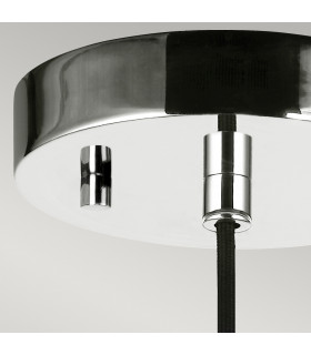 Rubin 1 Light Ceiling Mini Pendant Polished Nickel G9-2