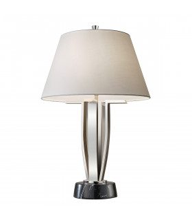 Silvershore 1 Light Table Lamp Polished Nickel E27