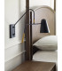 Simon 1 Light Wall Light Midnight Black E27-2