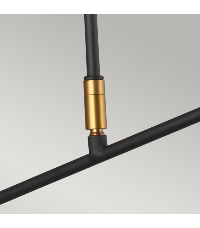 Simon 1 Light Wall Light Midnight Black E27-7