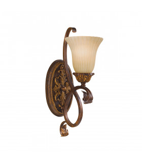 Sonoma Valley 1 Light Wall Light Aged Tortoise Shell E27-1