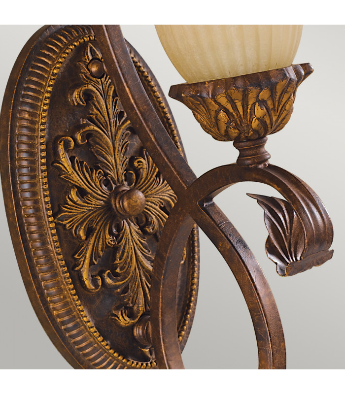 Sonoma Valley 1 Light Wall Light Aged Tortoise Shell E27-2