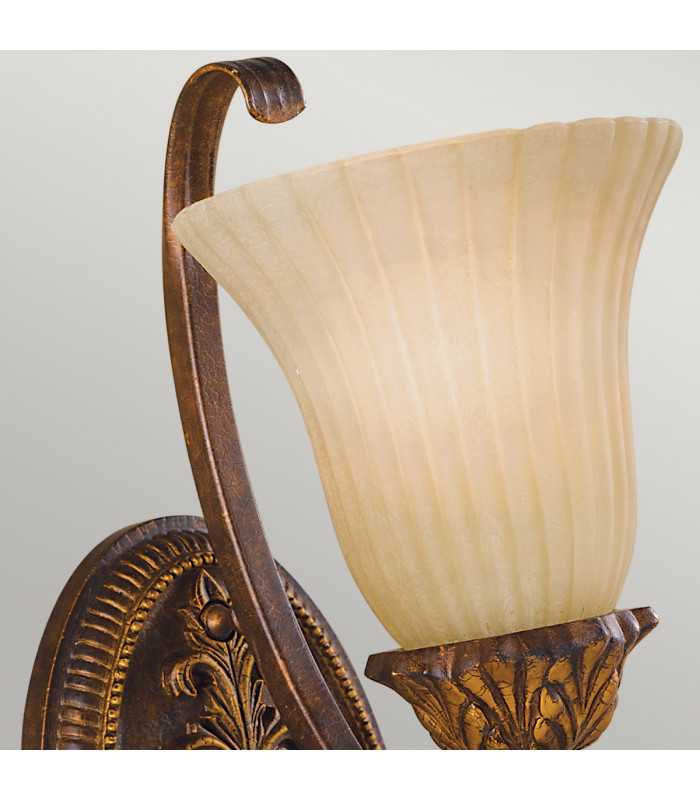 Sonoma Valley 1 Light Wall Light Aged Tortoise Shell E27-4