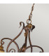 Sonoma Valley Multi Arm Chandelier 3 Light Aged Tortoise Shell Finish E27-2