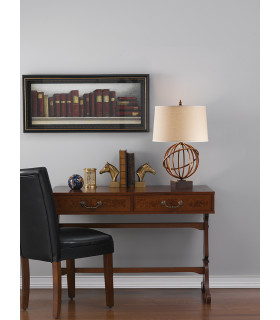 Spencer 1 Light Table Lamp Firenze Gold E27-2