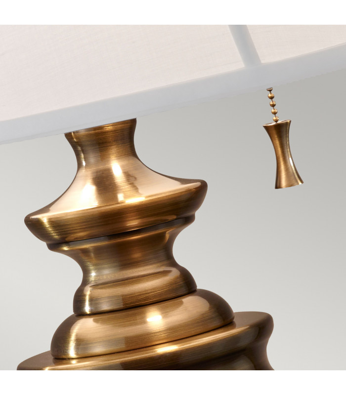 Stateroom 2 Light Table Lamp Brass E27-3