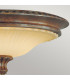Stirling Castle 2 Light Flush Mount Ceiling Light British Bronze E27-2