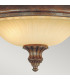 Stirling Castle 2 Light Flush Mount Ceiling Light British Bronze E27-3