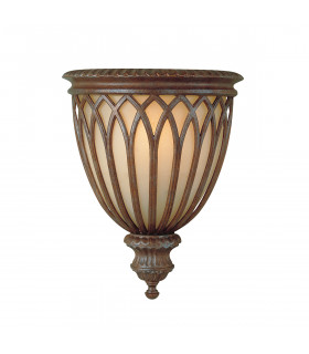 Stirling Castle 1 Light Indoor Wall Light British Bronze E27-1
