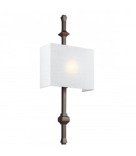 Teva 1 Light Indoor Wall Light Bronze E27-1