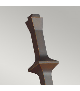 Teva 1 Light Indoor Wall Light Bronze E27-2