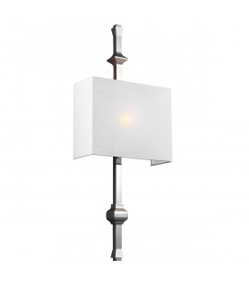 Teva 1 Light Indoor Wall Light Polished Nickel E27-1