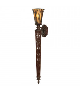 Triomphe 1 Light Indoor Wall Uplighter Firenze Gold E14-1