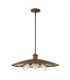 Urban Renewal 3 Light Large Dome Ceiling Pendant Bronze E27-1