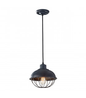Urban Renewal 1 Light Ceiling Pendant Antique Forged Iron E27-1