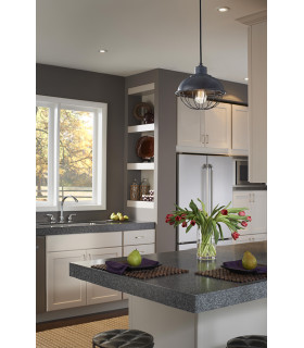 Urban Renewal 1 Light Ceiling Pendant Antique Forged Iron E27-2