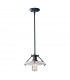 Urban Renewal 1 Light Ceiling Pendant Weathered Zinc Opal Glass E27-1