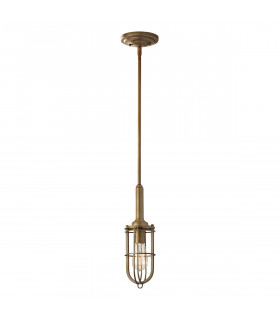 Urban Renewal 1 Light Ceiling Pendant Dark Antique Brass E27