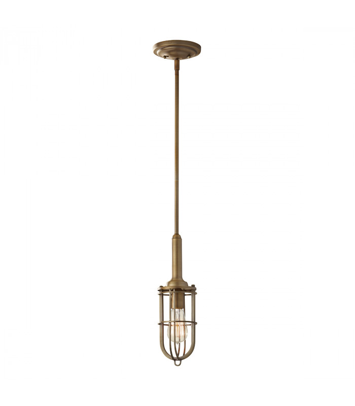 Urban Renewal 1 Light Ceiling Pendant Dark Antique Brass E27