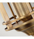 Urban Renewal 1 Light Indoor Wall Light Dark Antique Brass E27-3