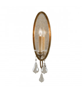 Valentina 1 Light Indoor Candle Wall Light Bronze E14-1