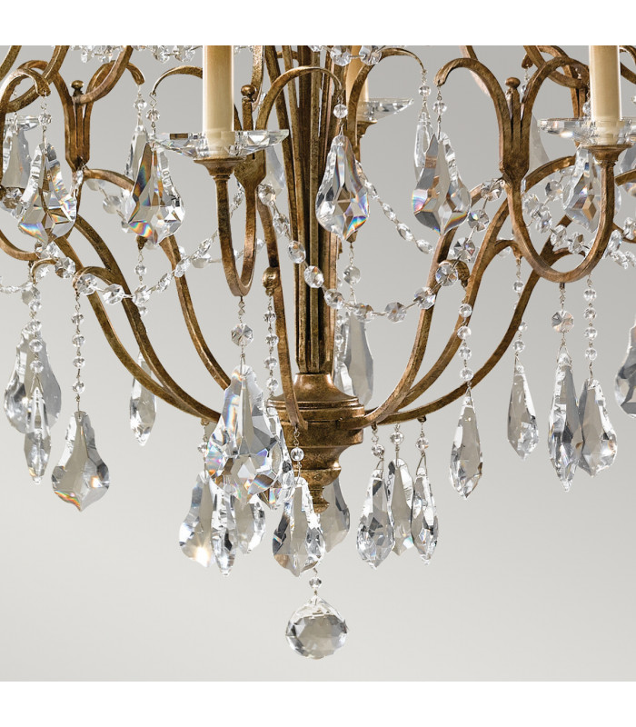 Valentina 12 Light Multi-Tier Chandelier Oxidised Bronze-4