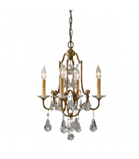 Valentina Chandelier 4 Light Bronze Finish E14-1