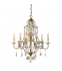 Valentina 6 Light Chandelier Bronze Finish E14-1