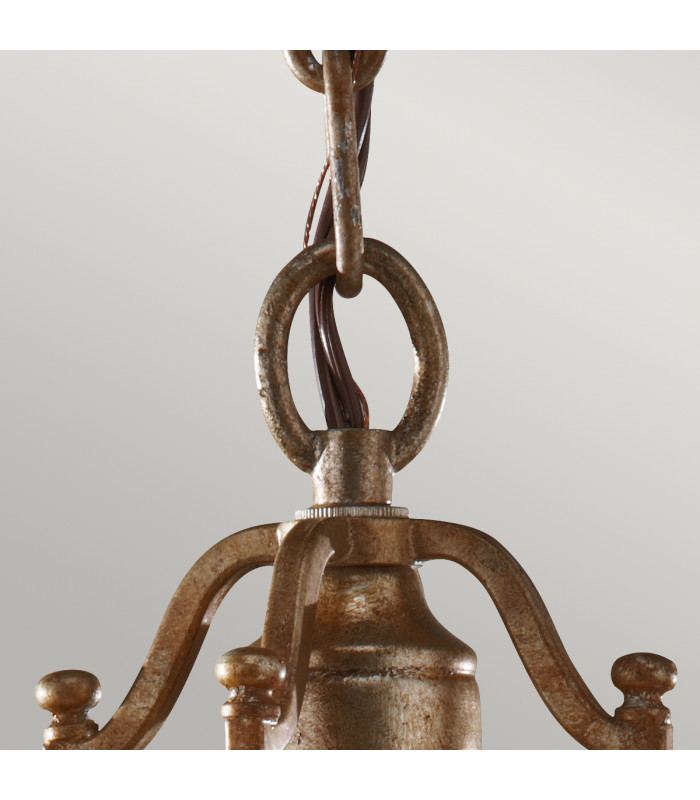 Valentina 1 Light Ceiling Mini Pendant Bronze E27-2