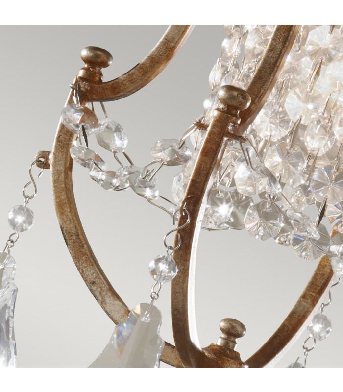 Valentina 1 Light Ceiling Mini Pendant Bronze E27-3