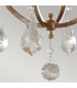 Valentina 1 Light Ceiling Mini Pendant Bronze E27-4