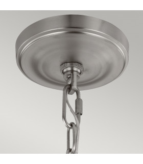 Vintner 3 Light Multi Arm Chandelier Satin Nickel-2