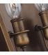 Yarmouth 2 Light Wall Light Painted Aged Brass-4