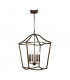 Yarmouth 6 Light Pendant Painted Aged Brass-1