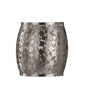 Zara 1 Light Indoor Wall Light Brushed Steel E14-1