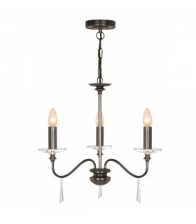 Finsbury Park 3 Light Chandelier Old Bronze-1