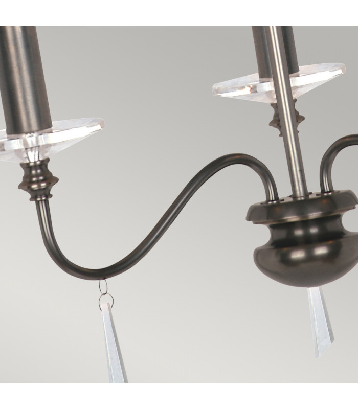 Finsbury Park 3 Light Chandelier Old Bronze-4