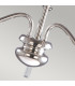 Finsbury Park Chandelier 3 Light Polished Nickel Finish E14-4