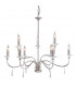 Finsbury Park 9 Light Chandelier Polished Nickel Finish E14-1