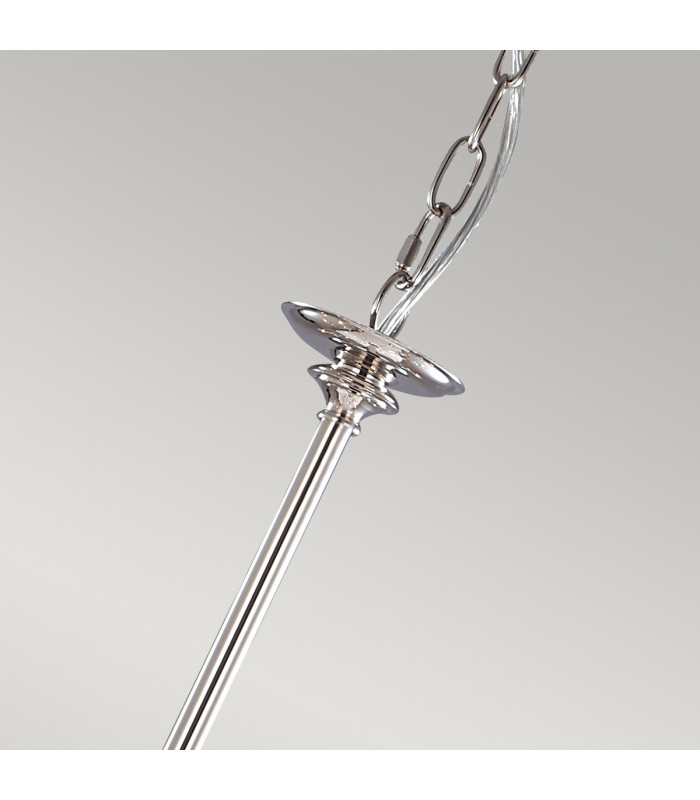 Finsbury Park 9 Light Chandelier Polished Nickel Finish E14-3