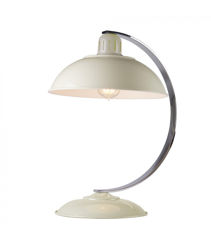 Franklin 1 Light Desk Lamp Oyster White E27-1
