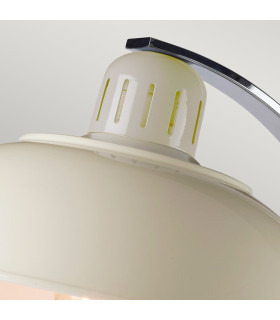 Franklin 1 Light Desk Lamp Oyster White E27-2