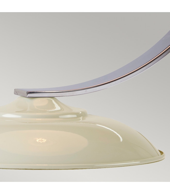 Franklin 1 Light Desk Lamp Oyster White E27-3