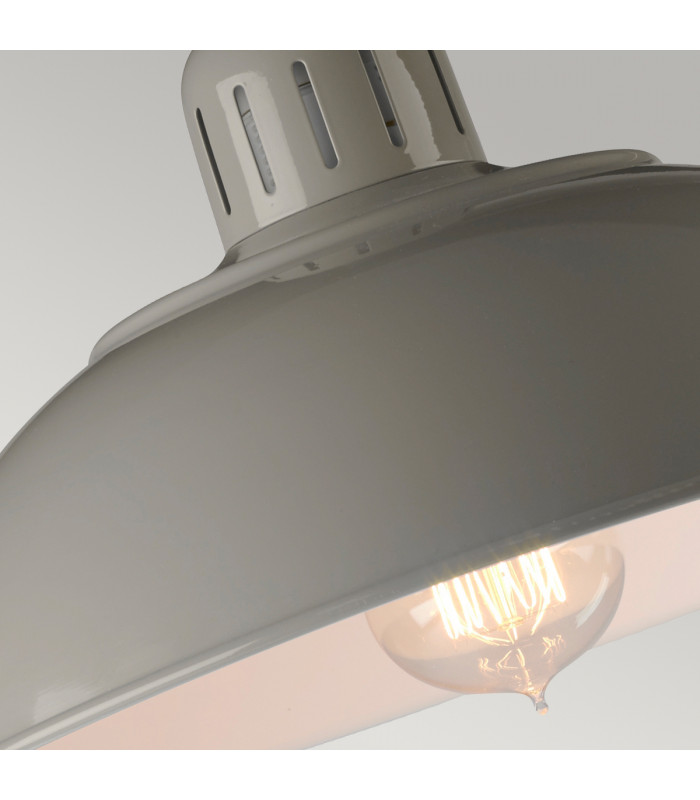 Franklin 1 Light Desk Lamp Tarpaulin Grey E27-3