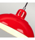 Franklin 1 Light Dome Ceiling Pendant Red E27-3