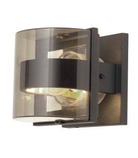 Frida 1 Light Indoor Small Wall Light Graphite IP54 E27-1
