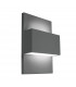 Geneve 1 Light Outdoor Up Down Wall Light Graphite IP54 E27-1
