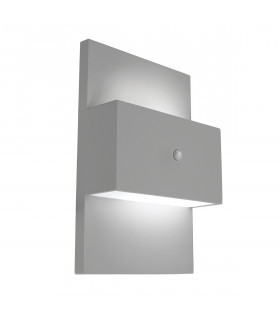 Geneve Outdoor 1 Light Wall Light with PIR Aluminium E27-1