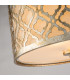Arabella 2 Light Flush Mount Ceiling Light Gold E27-2