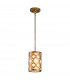 Arabella 1 Light Ceiling Mini Duo-Mount Pendant Gold E27-1